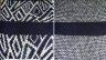 Bird's eye met lili knopjes jacquard